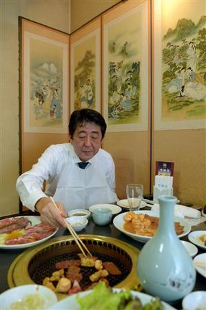 パク・クネ大統領にキムチ大盛り告白！？  安倍首相「韓国料理をよく食べています」 ajia netouyo international politics 