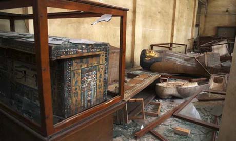 民主主義で幸福になる中東の人々  エジプト国民、ついに泥棒の自由もGET！  ”国立博物館、紀元前の遺物丸ごと略奪  騒乱に便乗、内外に衝撃” jiken international politics 